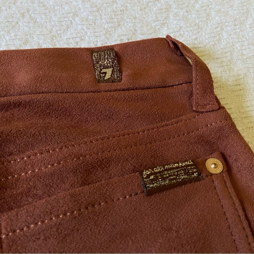 7 For All Mankind The Sueded Skinny Pant - Picture 9 of 13